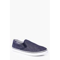 On Plimsolls - denim-blue