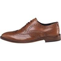 Onfire Mens Leather Brogue Shoes Tan