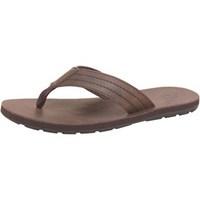 Onfire Mens Leather Toe Post Sandals Brown