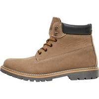 Onfire Mens Leather Cleat Sole Boots Brown