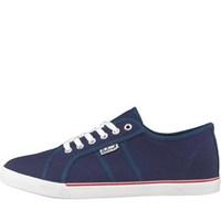 Onfire Mens Canvas Lace Up Pumps Indigo Blue