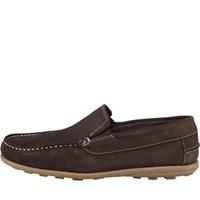Onfire Mens Leather Slip On Shoes Brown