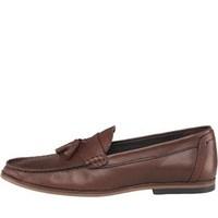 onfire mens leather tassel loafer shoes tan