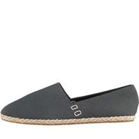 Onfire Mens Canvas Espadrilles Charcoal