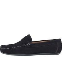 onfire mens suede loafer shoes navy