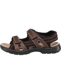 onfire mens leather sandals brown