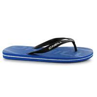 oneill stripe flip flops mens