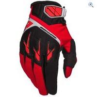 one industries atom motorcross gloves size xl colour red and black