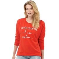 Only Womens Fenny Christmas Jumper Poppy Red