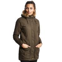 one earth womens autumn parka green green