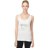 one earth womens daisy vest white white