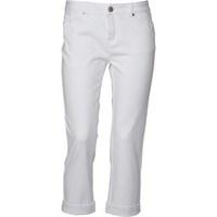 Onfire Womens Cropped Twill Trousers White