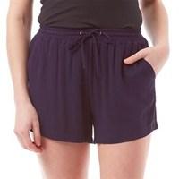 onfire womens tie waist shorts navy