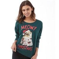 Only Womens Merry O-Neck Sweater Botanical Garden