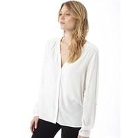 Only Womens Nova V-Neck Placket Shirt Cloud Dancer