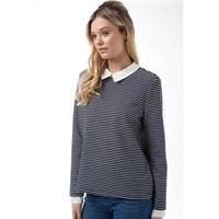 Only Womens Martha Long Sleeve Top Total Eclipse