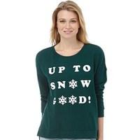 Only Womens Fenny Christmas Jumper Botanical Green