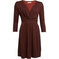 Onfire Womens 3/4 Sleeve AOP Dress Black/Berry