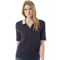 Only Womens Laurie Polo 2/4 Top Total Eclipse