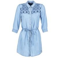 only henna flower womens dress in blue