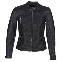 only wilma womens leather jacket in black