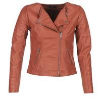 Only CARLY women\'s Leather jacket in red