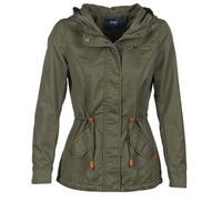 only lorca womens parka in green