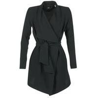 only runa womens trench coat in black