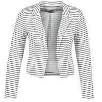 Only ANNA STRIPE women\'s Jacket in white