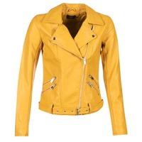 Only SISSE women\'s Leather jacket in yellow