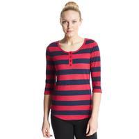 One Earth Women\'s Jamie Stripe T-Shirt, Red