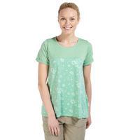 one earth womens shirley top green