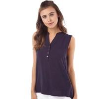 Only Womens Nova Placket Shirt Night Sky