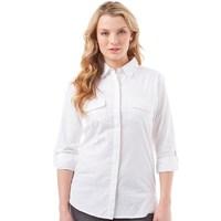 Onfire Womens Plain Overshirt White