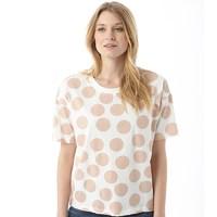 Only Womens Dots top Cloud Dancer Rose