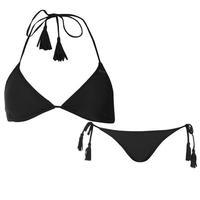 oneill solid triangle bikini ladies