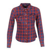 only rock it check womens shirt in red