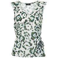 one step cedre womens vest top in white