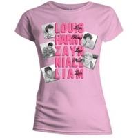 One Direction Names Skinny Pink TS: Large