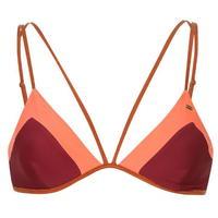 oneill reversible triangle bikini bra top ladies