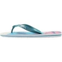 oneill profile pattern flip flop blue allover printwhite