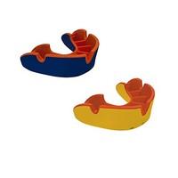 OPRO shield Junior silver mouthguard [Orange]-Blue