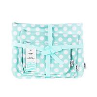 Opal Crafts Set Of 3 Green Dot Wash Bags