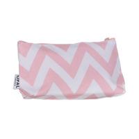 Opal Crafts Small Pink Zig Zag Cosmetic Bag