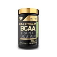 optimum nutrition bcaa train sustain 266g strawberry kiwi