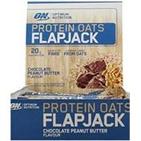 optimum nutrition protein oats flapjack 12 x 80g bars