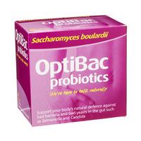 Optibac Probiotics Saccharomyces Boulardii, 80Caps