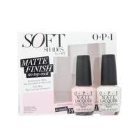 OPI Soft Shades Matte Pink & White Duo