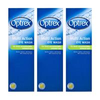 Optrex Multi Action Eye Wash- Triple Pack
