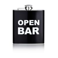 Open Bar Novelty Hip Flask